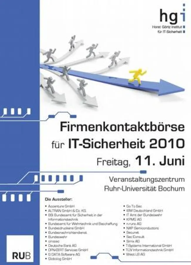 Firmenkontaktbörse IT-Sicherheit 2010 in Bochum
