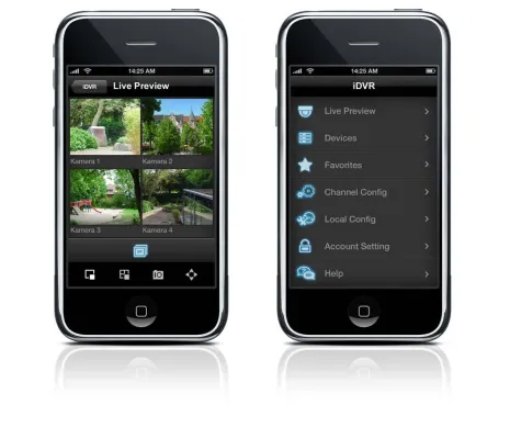 Bild: iPhone App von ABUS Security-Center: Professioneller Zugriff auf Videoüberwachungsrekorder