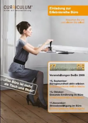 Bild: Curriculum eröffnet in Berlin zweites Maklerbüro - Premiere mit "Erlebnisreihe Büro" am 15.9.09