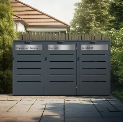 Bild: Mülltonnenboxen neu gedacht: Mehr Flexibilität bei Montage und Nutzung | KNOBLOCH