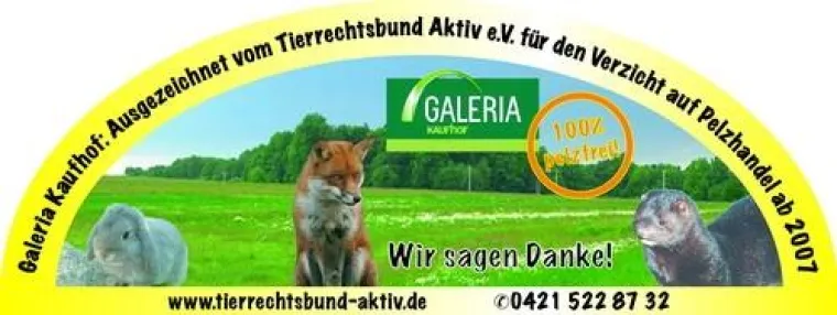 Bild: Tierrechtsbund Aktiv e.V. übergibt Tierschutzpreis