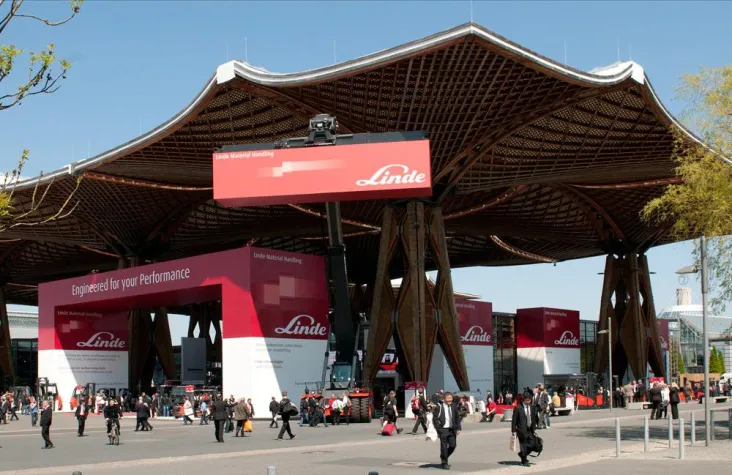 Bild: insglück realisiert Messeauftritt von Linde Material Handling auf der CeMAT