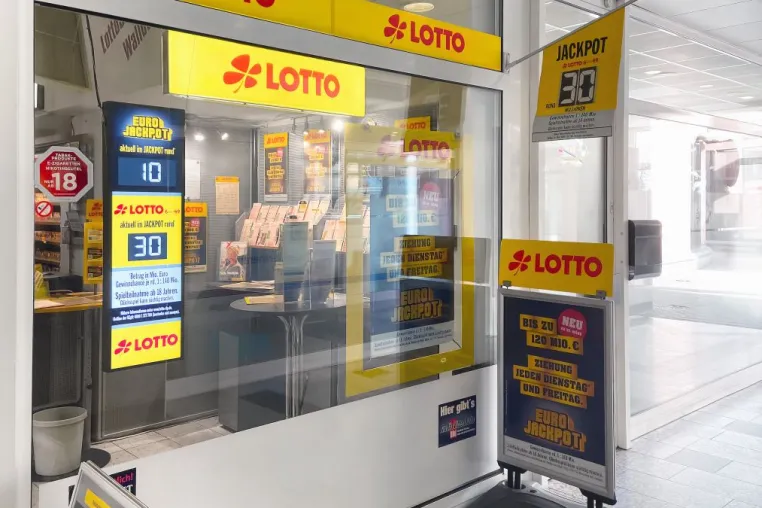 Bild: Digitale Jackpot-Anzeige aus Hamburg