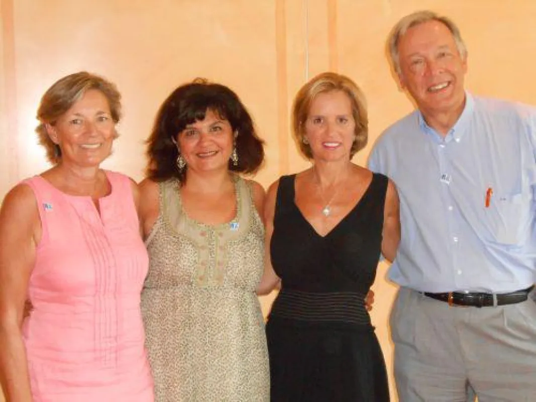 (v.l.) Chantal Jourdain, Ana Galindo, Kerry Kennedy und Álvaro Middelmann