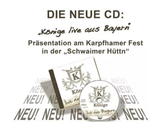 Bild: Die Könige aus Passau präsentieren ihre neue CD - "Könige live aus Bayern"