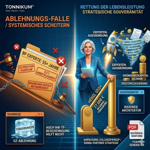 Bild: 8,3 % Arbeitslosenquote bei Ü60: Markus Tonn aktiviert 27.000 € Hebel zur Rettung von Lebensleistungen