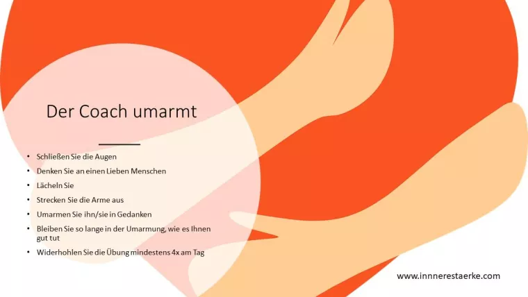 Bild: Der Coach, der umarmt
