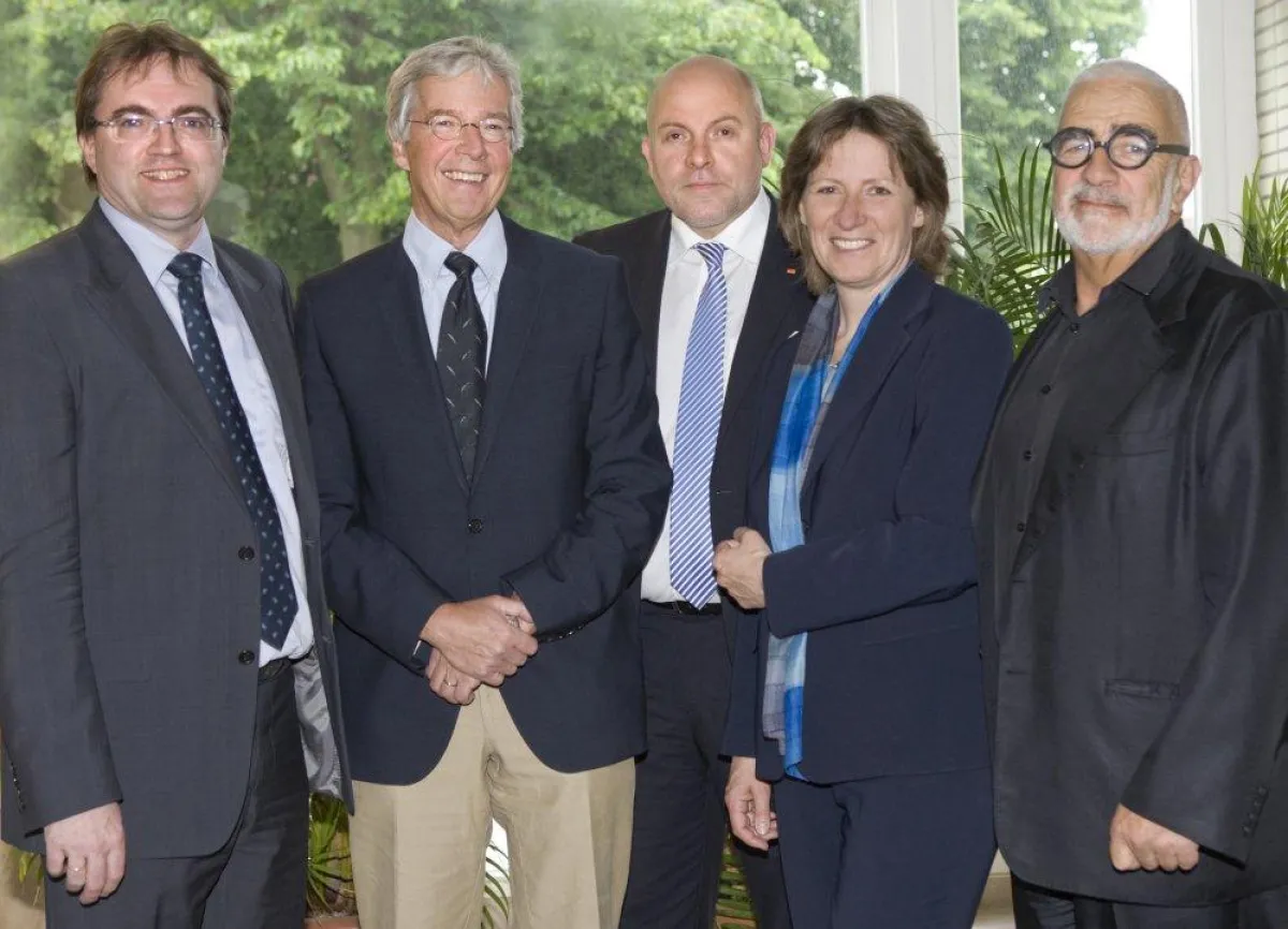 Diskutierten Chancen und Barrieren der Prävention im Gesundheitssystem: (v.l.n.r.) Prof. Matthias Augustin (UKE), Dr. Thomas Suermann (Bundesärztekammer), Dietrich Monstadt (MdB), Bigit Fischer (BARME