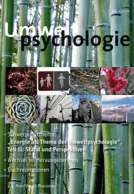 Umweltpsychologie: Regenerative Energiegewinnung kann die Umwelt verletzen Bild: Umweltpsychologie: Regenerative Energiegewinnung kann die Umwelt verletzen