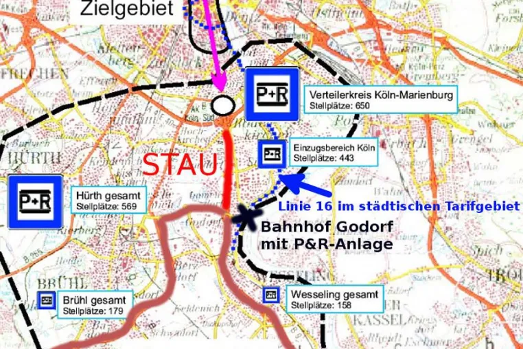 Bild: Parkhaus Bonner Straße – Stadt Köln hält an Fehlplanung fest
