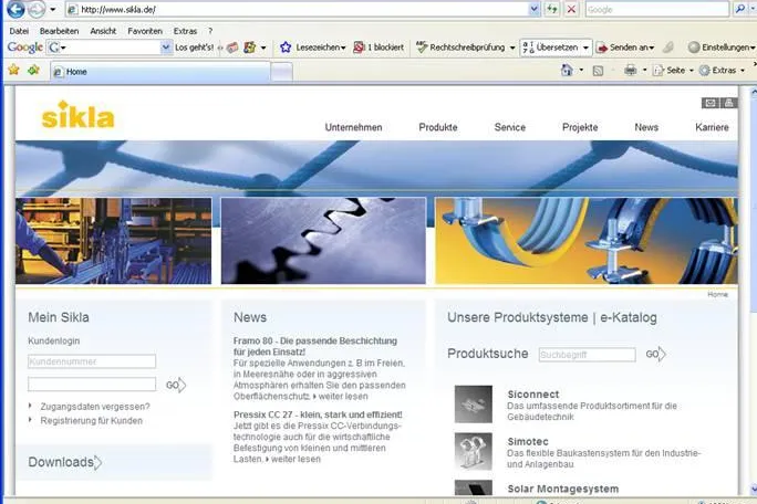 Bild: Relaunch der Sikla-Website für verbesserten Kunden-Service