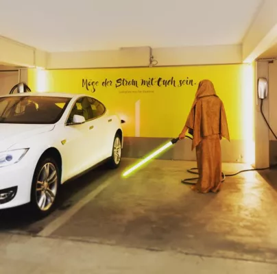 Bild: Creativhotel Luise in Erlangen unterstützt Elektromobilität seiner Gäste