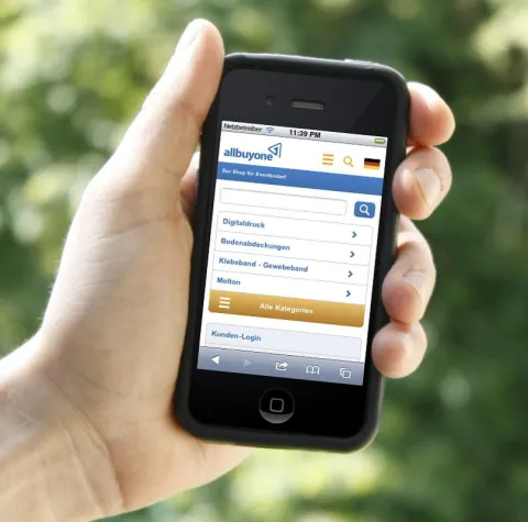 Bild: allbuyone führt mobile Version seines Online-Shops ein