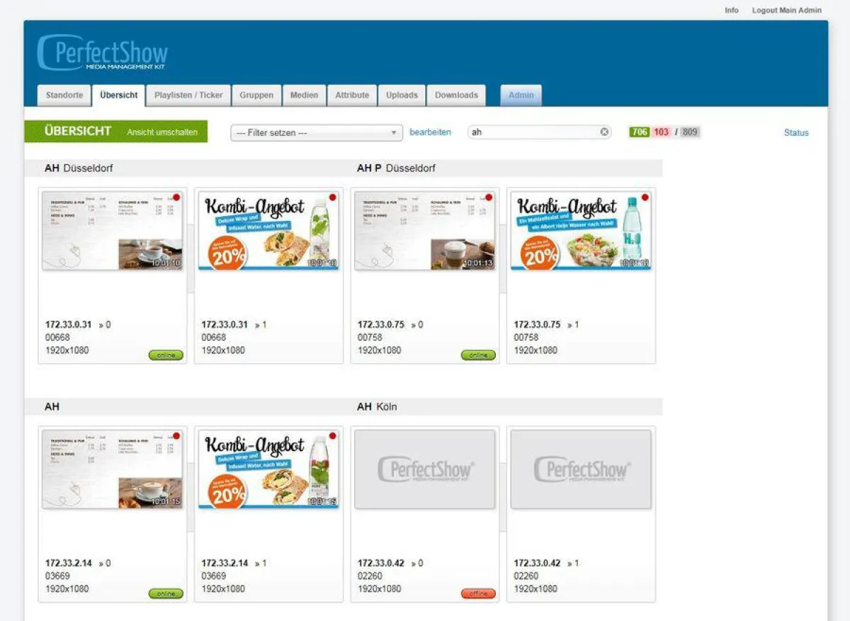 PMS PerfectShow Digital Signage Software