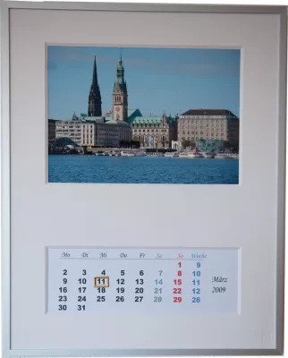 Bild: Total neues Fotokalender - Konzept - der erste Kalender in Galeriequalität jetzt erhältlich