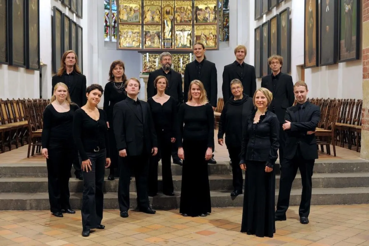 Kammerchor Josquin des Préz in der Thomaskirche Leipzig, Foto: Gert Mothes