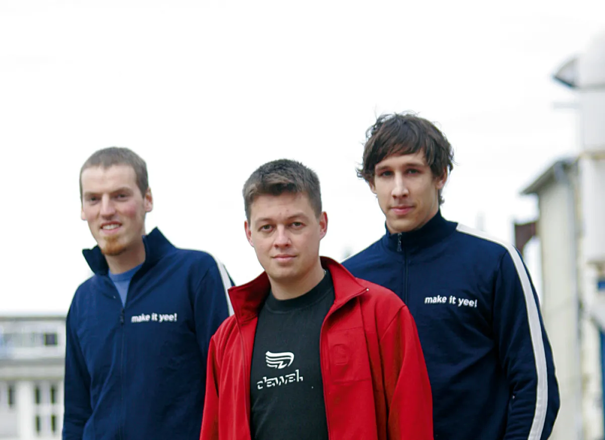 Die yeebase Gründer (von links): Martin Herr, Andreas Lenz, Jan Christe