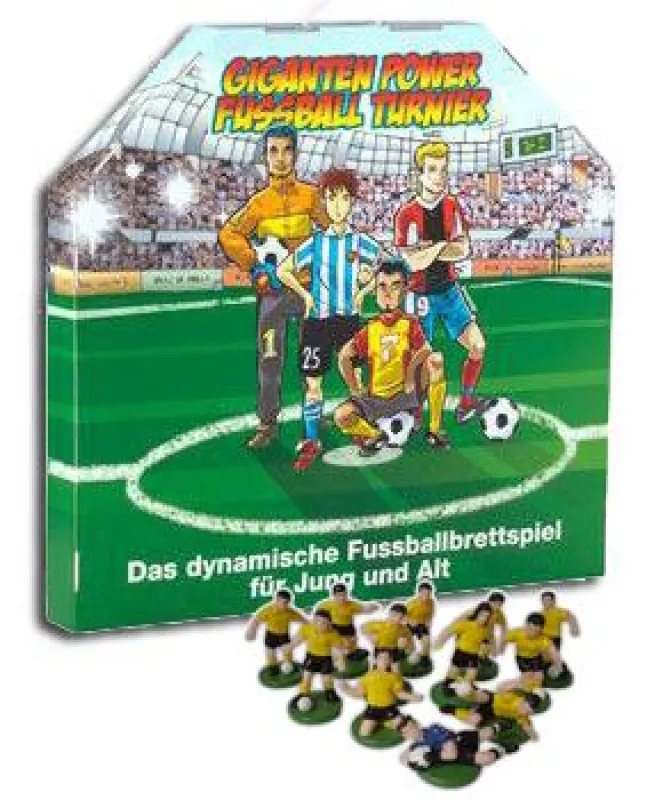 Spielbrett vom Gesellschaftsspiel GIGANTEN POWER FUSSBALL TURNIER