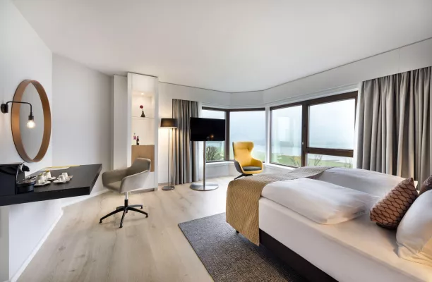 Frisch renovierte Zimmer im Crowne Plaza Düsseldorf - Neuss Bild: Frisch renovierte Zimmer im Crowne Plaza Düsseldorf - Neuss