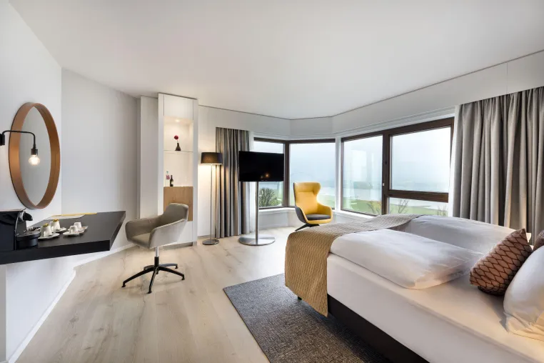 Frisch renovierte Zimmer im Crowne Plaza Düsseldorf - Neuss Bild: Frisch renovierte Zimmer im Crowne Plaza Düsseldorf - Neuss