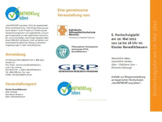 Bild: »Menschlich leben, menschlich sterben«