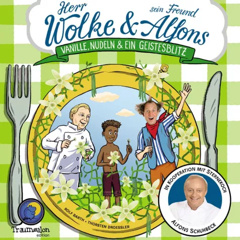 Bild: Neuerscheinung Kinderkochbuch "Vanille, Nudeln & ein Geistesblitz" mit Alfons Schuhbeck