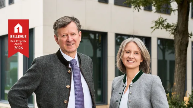 Rogers Immobilien erneut als BELLEVUE Best Property Agent 2026 ausgezeichnet Bild: Rogers Immobilien erneut als BELLEVUE Best Property Agent 2026 ausgezeichnet