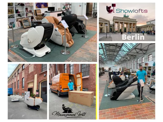 Bild: Massagesessel Welt bietet ab sofort auch Probesitzen im Berliner Hauptstadt-Showlofts