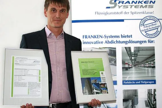Bild: FRANKEN-Systems erhält Umwelt-produktdeklaration (EPD) für FRANKOSIL®1K