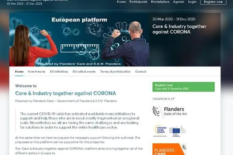 Bild: Neue Online-Kooperationsbörse - Care & Industry together against CORONA