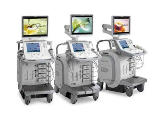 Bild: Toshiba präsentiert sich auf der MEDICA 2012 als Vorreiter für nachhaltige Innovation