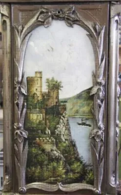 Bild: Handbemaltes Ofen Unikat aus deutscher Reichszeit