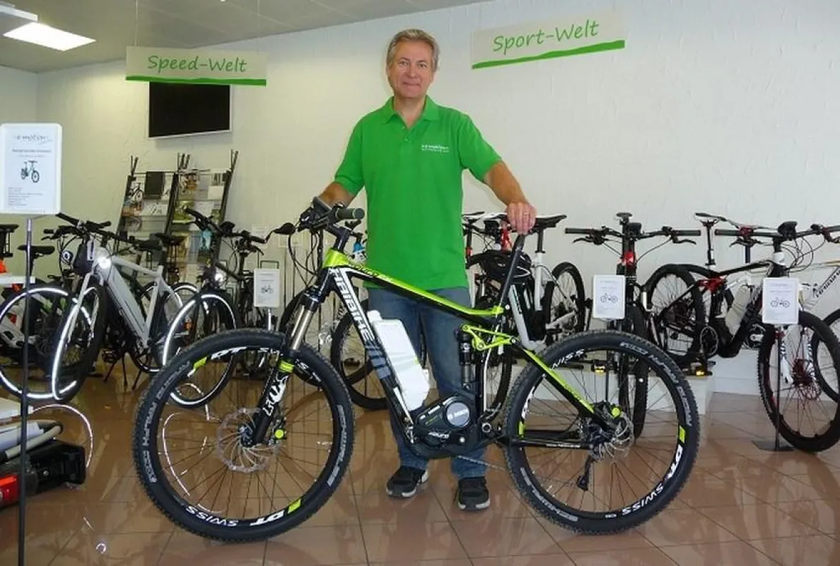 Die e-motion e-Bike Welt Lenzburg in der Schweiz