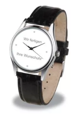 Ein exklusives Werbegeschenk: Die stilvolle Logouhr Bild: Ein exklusives Werbegeschenk: Die stilvolle Logouhr