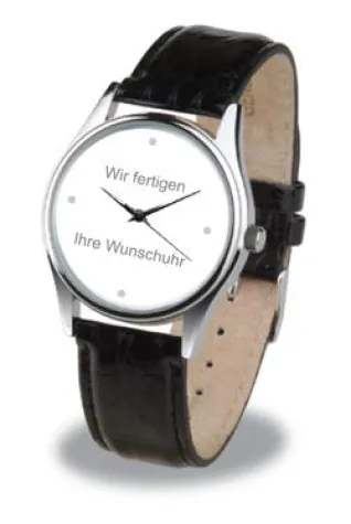 Bild: Ein exklusives Werbegeschenk: Die stilvolle Logouhr