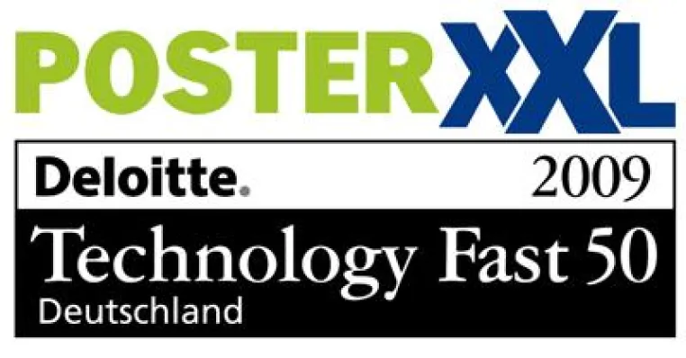 Bild: posterXXL AG erzielt den ersten Platz der Fast 50 Deutschlands am schnellsten wachsende Technologieunternehmen