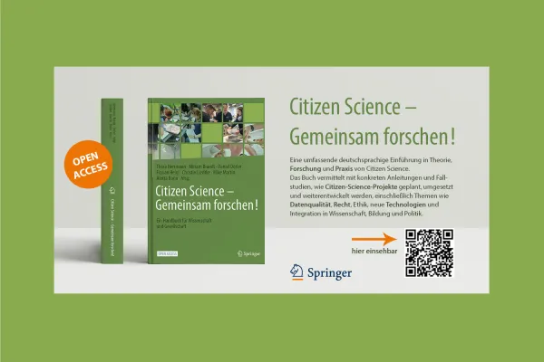 Bild: Handbuch erschienen: "Citizen Science – Gemeinsam Forschen"
