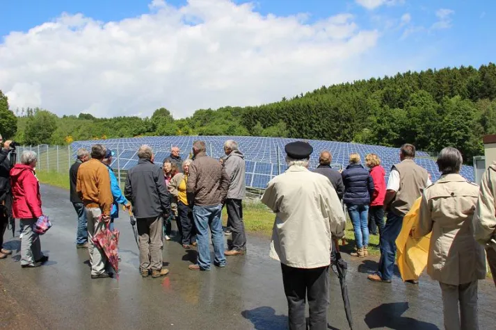 Bild: Anschauliche 'Tour solar' in der Lahn-Dill-Region