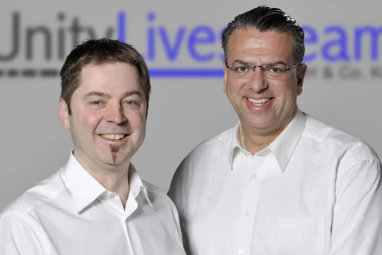 Bild: Jamal Khan und Stefan Klink gründen UnityLivestream.