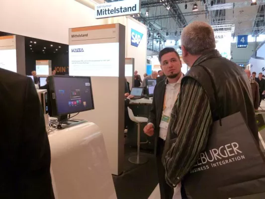 Bild: CeBIT 2014: Mit neuem Konzept auch für Kaba sehr erfolgreich