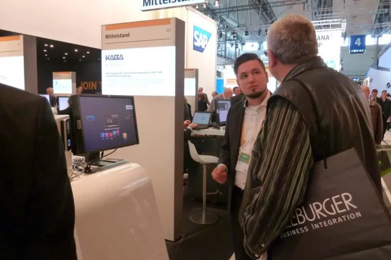 Bild: CeBIT 2014: Mit neuem Konzept auch für Kaba sehr erfolgreich