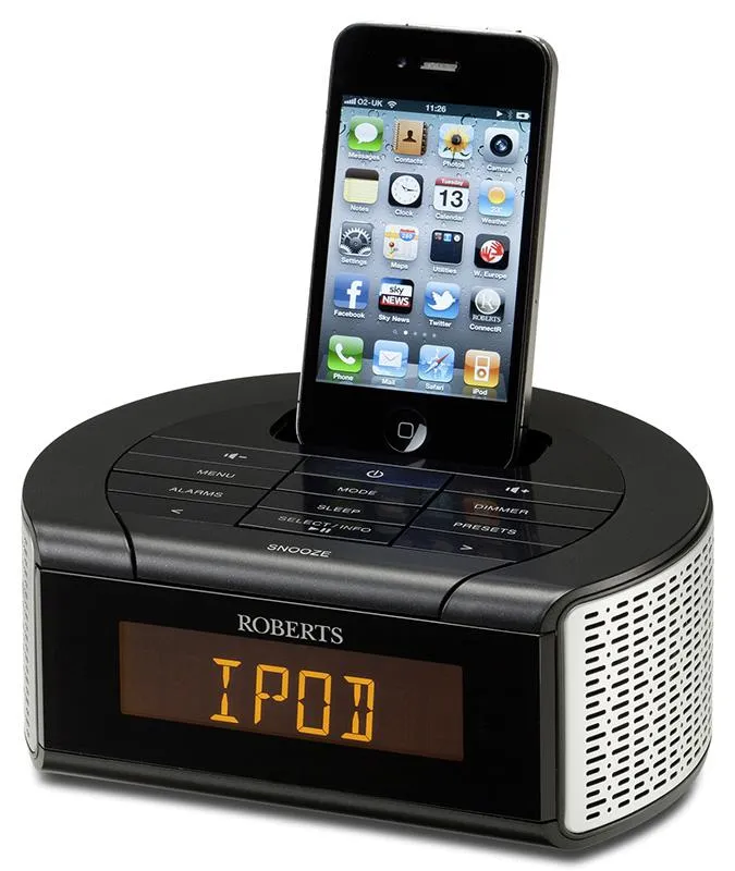 Roberts iDream 2 - stylisches DAB+ Uhren-Radio mit iPod-Dock