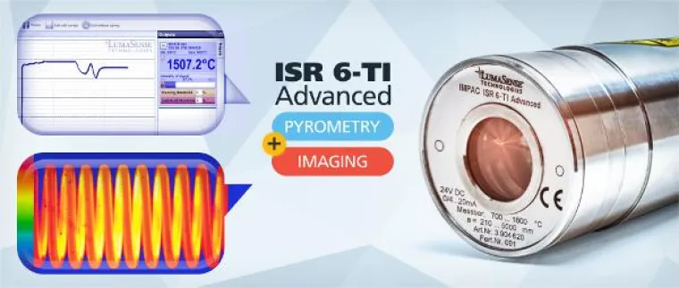 Quotienten-Pyrometer: LumaSense zeigt weltweit erstes Strahlungsthermometer mit Wärmebild-Funktionen Bild: Quotienten-Pyrometer: LumaSense zeigt weltweit erstes Strahlungsthermometer mit Wärmebild-Funktionen
