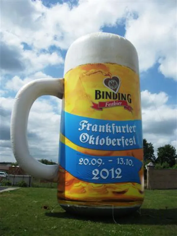 Aufblasbarer Bierkrug von Display-Max