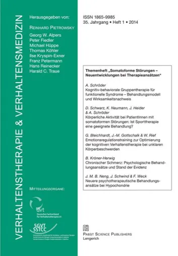 Bild: Mit Verhaltenstherapie und Sport somatoforme Störungen erfolgreich behandeln