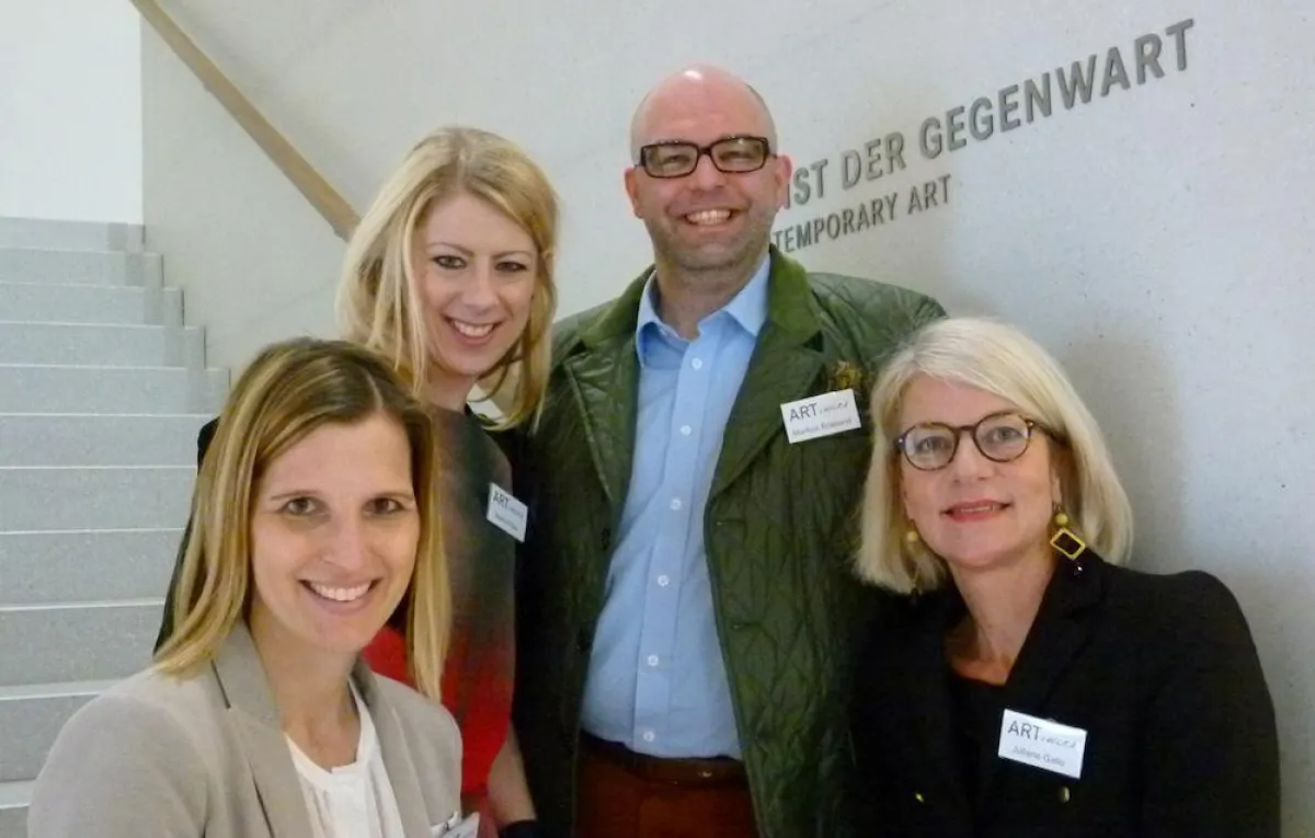 Das Team von ARTvanced (von links: Nina Kimm, Nadia Fricke, Markus Braband, Juliane Gallo)