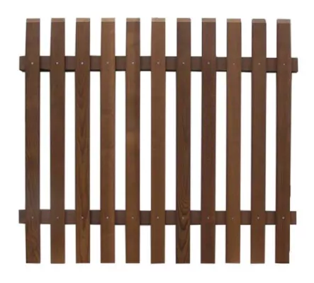 Ökologisch und haltbar – ein Zaun aus Thermoesche Bild: Ökologisch und haltbar – ein Zaun aus Thermoesche