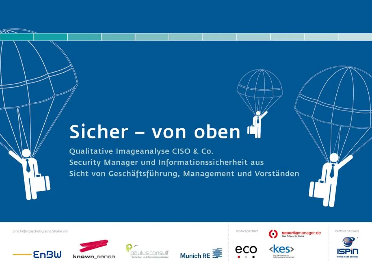 Sicher von oben (Studiencover)