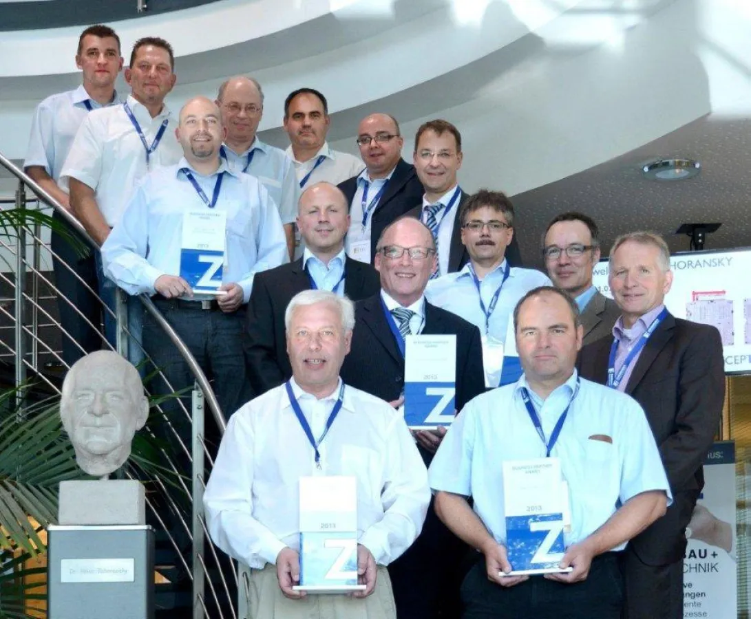 Einer der fünf Preisträger des ?Zahoransky Business Partner Award 2013?: Parker Hannifin, vertreten