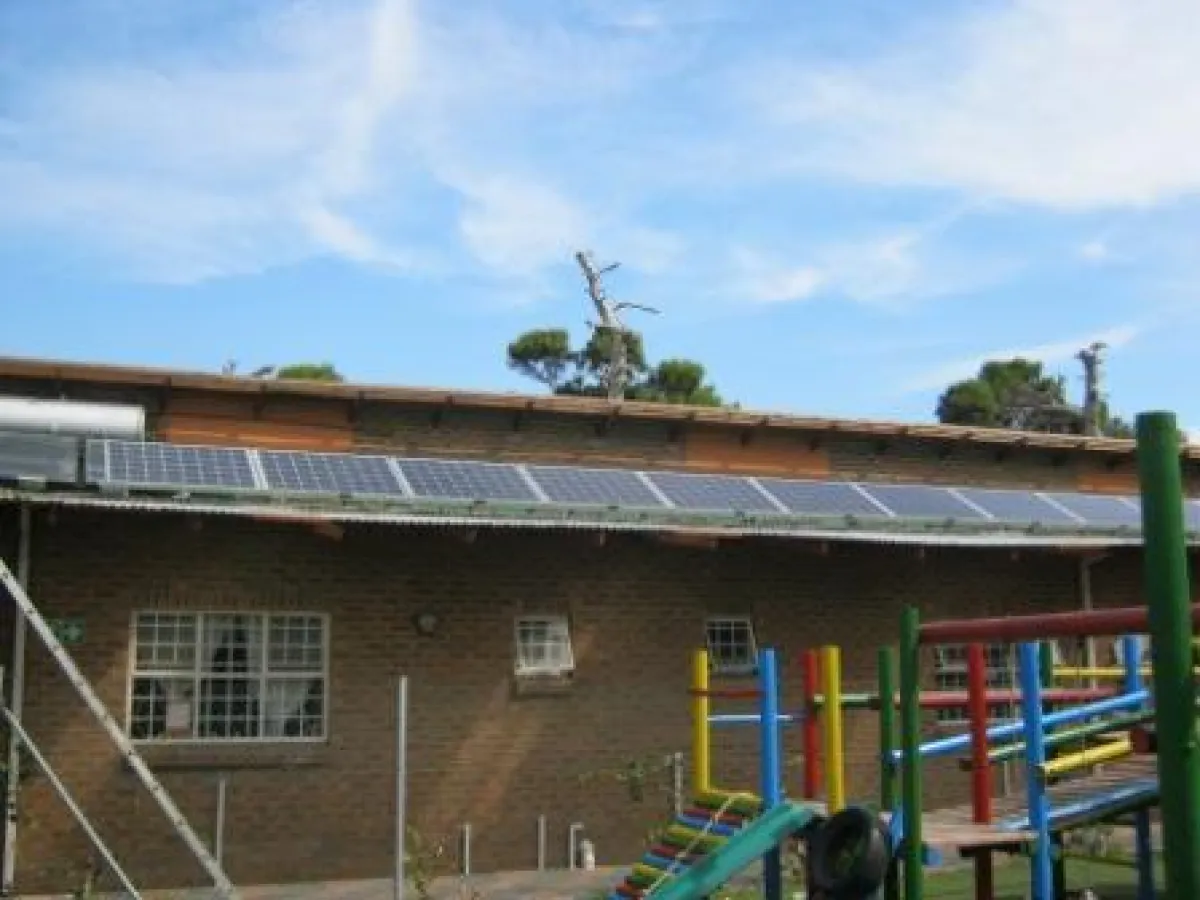 Eine eigene Solaranlage soll das Town Ship in den nächsten 25 Jahren mit rund 250.000 Kilowatt Energie versorgen.